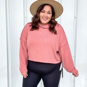 Pre-Loved Rory Cowl Neck Cropped Sweater